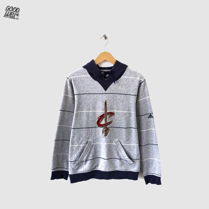 Jaket Sweater Hoodie Adidas X Cleveland Cavilers Bekas Second Original
