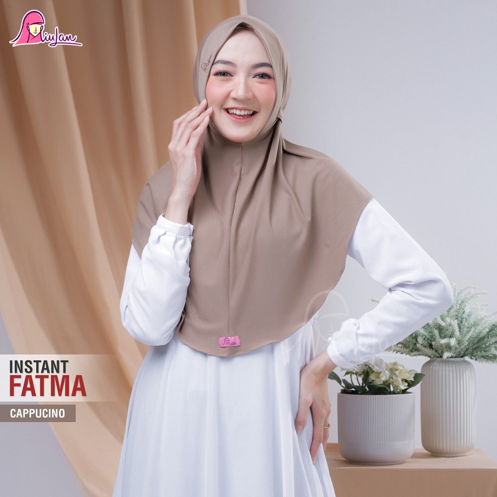 Instan Fatma Miulan-JILBAB OLAHRAGA-HIJAB SPORTY SPORT RENANG-Capucino