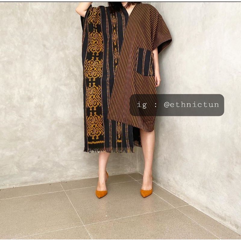 tunik batik tenun mix lurik lasem