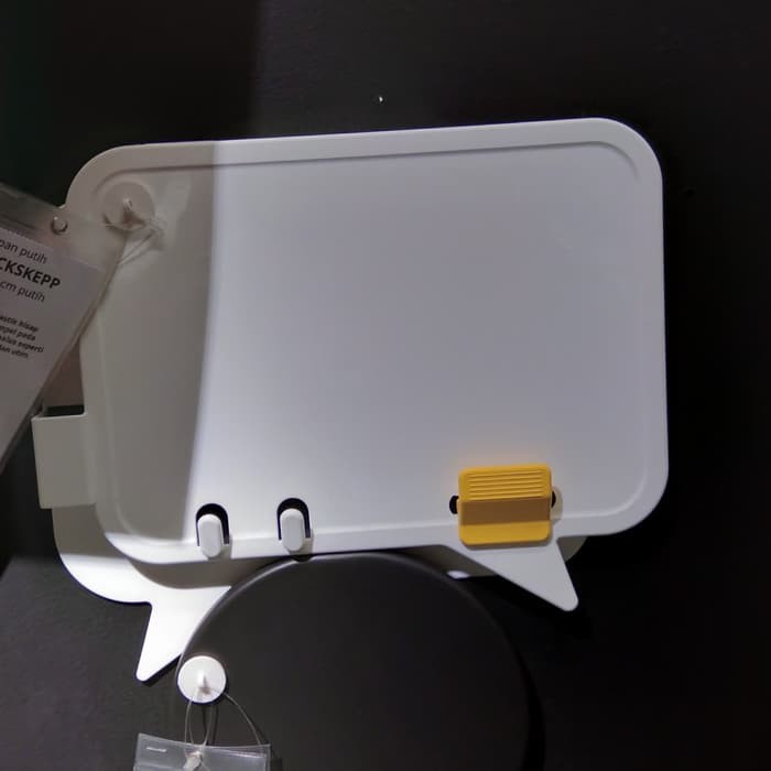 

SALE LACKSKEPP Papan whiteboard putih 27x24cm with suction cup
