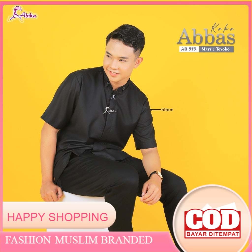 COD KOKO DEWASA ABBAS  ABIKA| BAJU PRIA LENGAN PENDEK TERBARU KEKINIAN  KEMKO TOYOBO FASHION MUSLIM 
