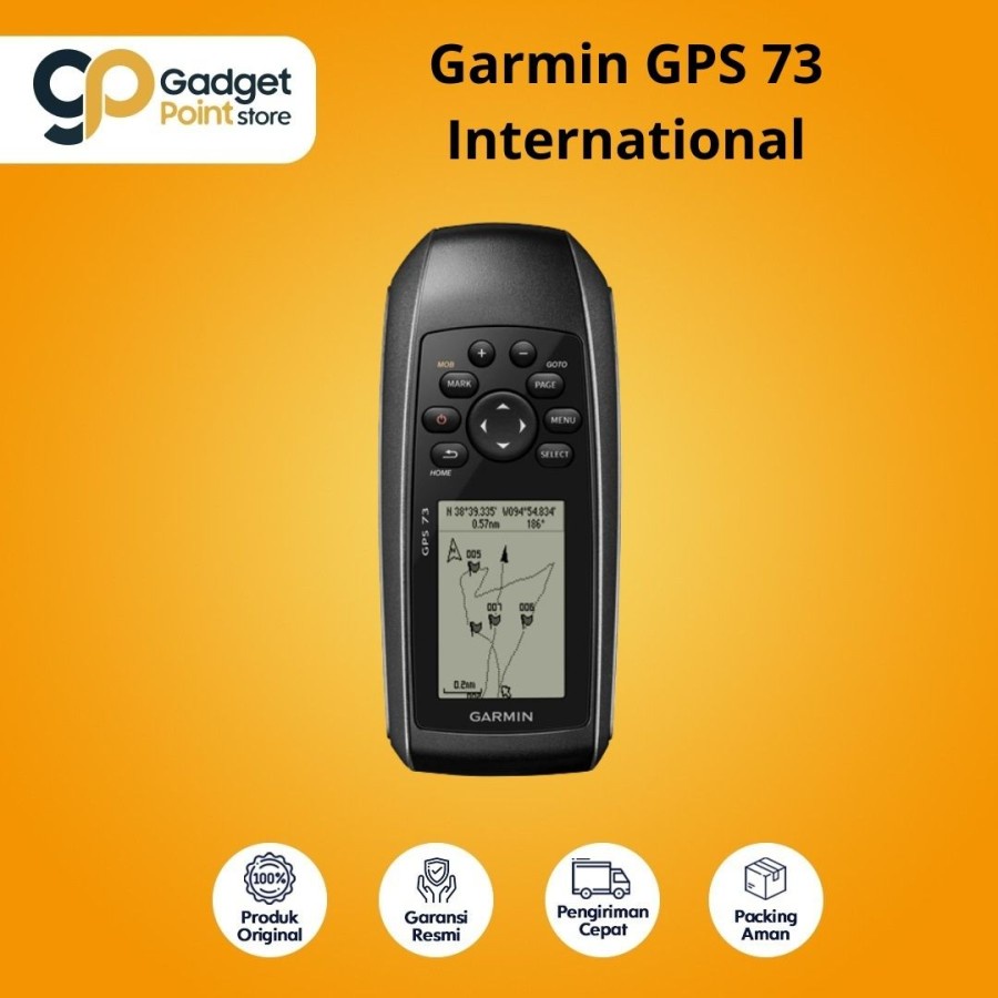 Garmin GPS 73 International | Handheld Marine GPS - Garansi Resmi