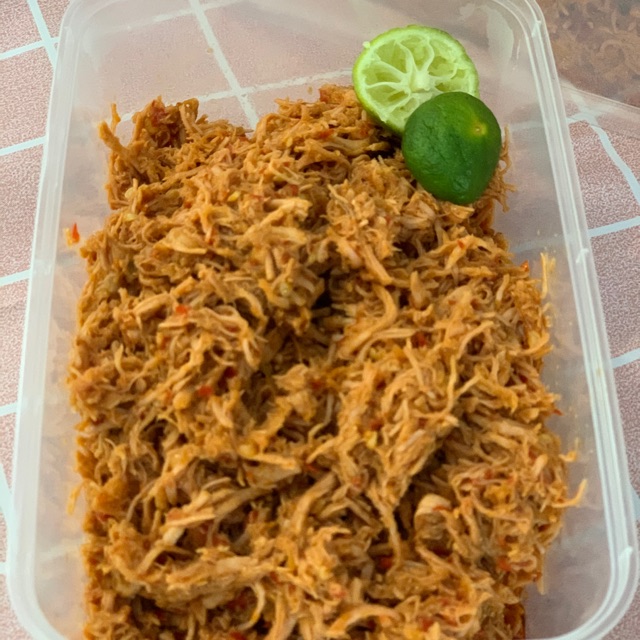 

Ayam suwir bumbu bali 500 gr