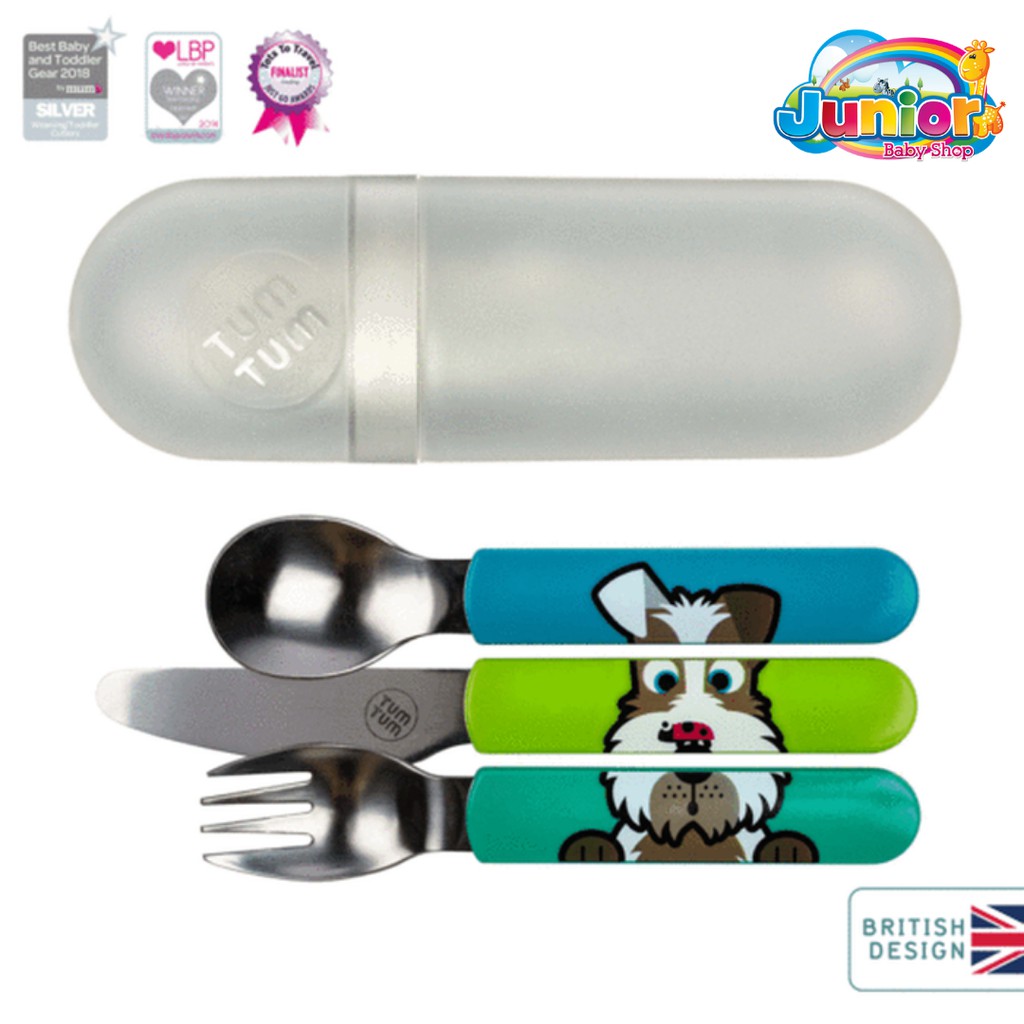 Tum Tum Travel Cutlery - Easy Scoop Travel Cutlery With Case