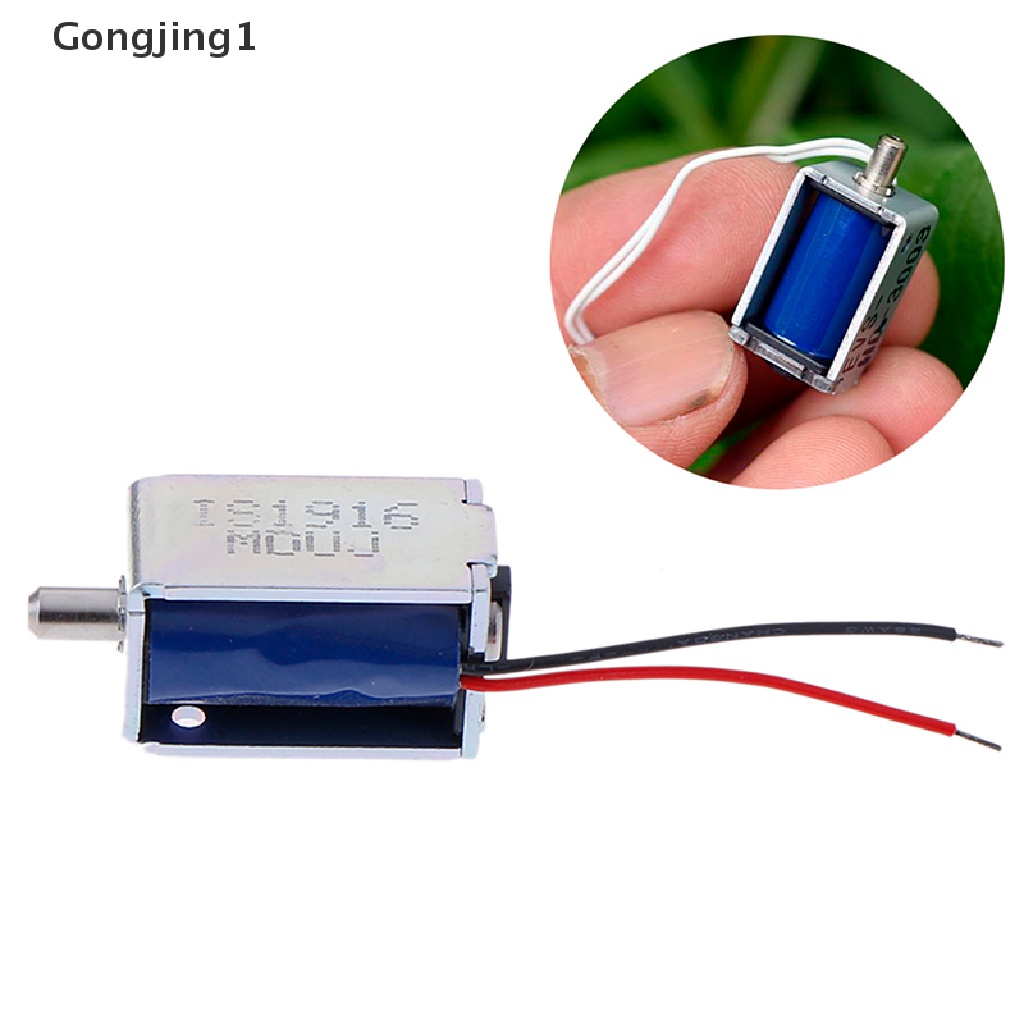 Gongjing1 Katup solenoid Elektrik Dc 3v Untuk Kontrol Aliran Udara gas