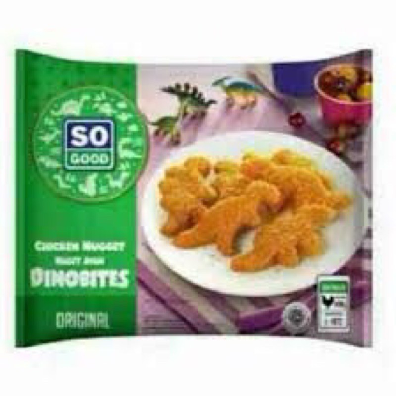 

nugget so good dinobites dan alphabet 200 gr / yogyakarta