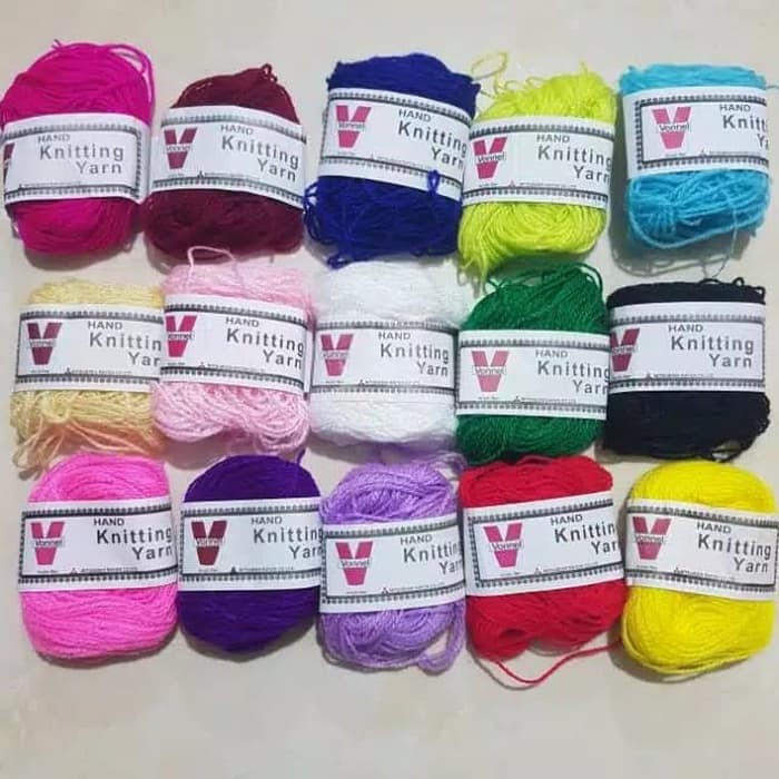 Benang wol benang rajut tangan hand knitting yarn edisi grosir