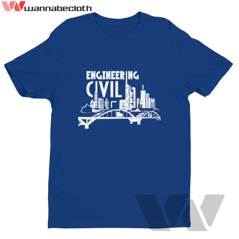 Kaos Baju T-Shirt Distro Engineer Teknik Sipil Civil Engineering
