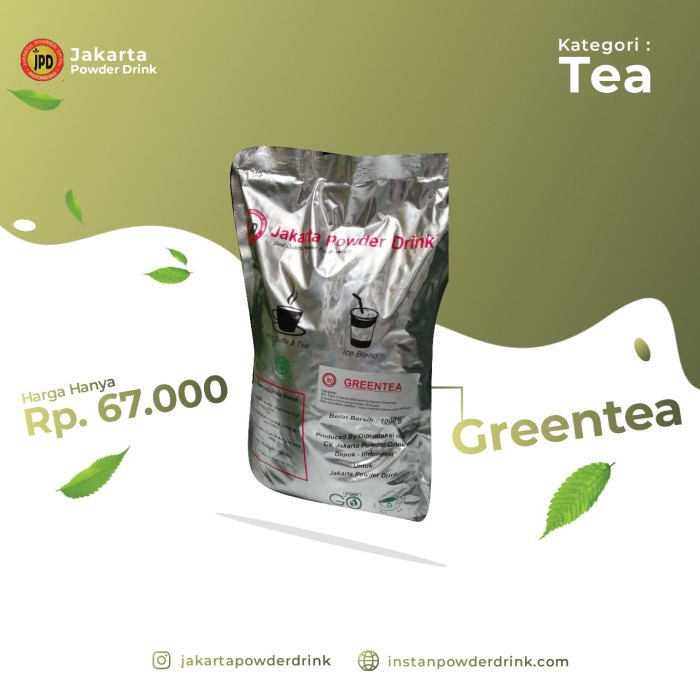 

BUBUK MINUMAN GREEN TEA JAKARTA POWDER DRINK