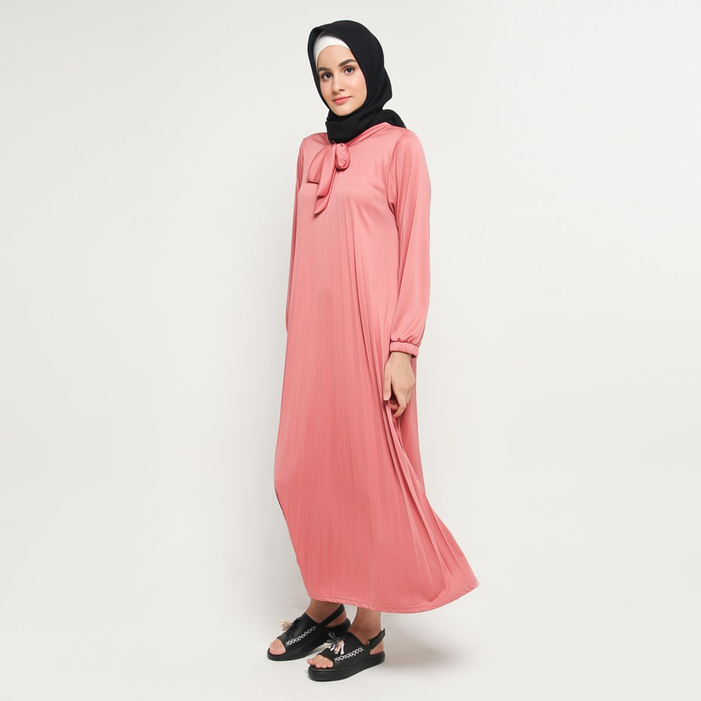 Long Dress Gamis maxi Wanita Muslim Flisket - XSHOP Inayah