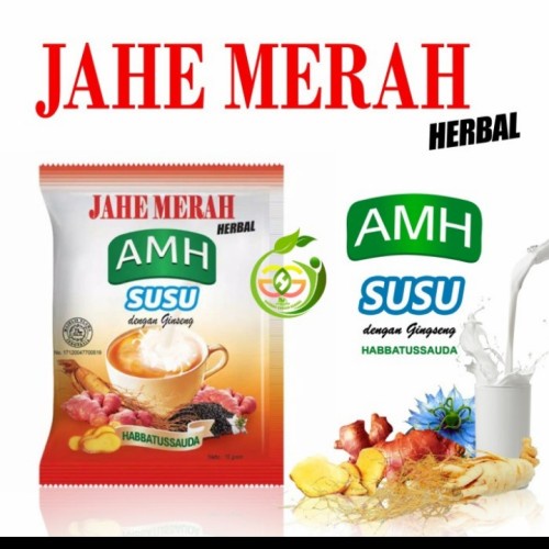 

AMH JAHE MERAH VARIAN SUSU DAN MADU PROPOLIS (1 SACHET) Per Sachet AMH SUSU Jahe Merah Plus Ginseng Dan Habbatussauda