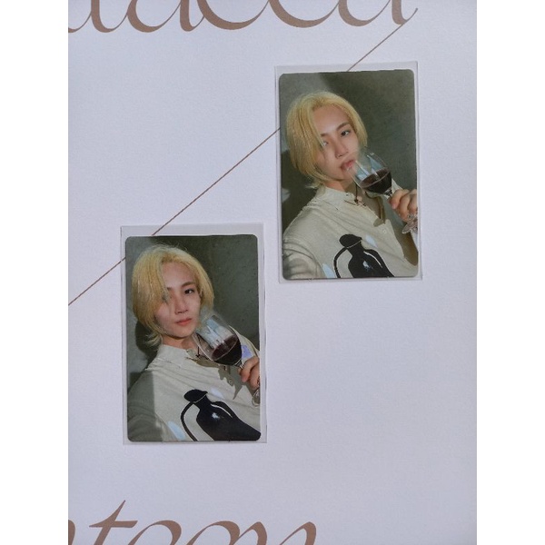 BOOKED photocard jeonghan amer op 1 seventeen
