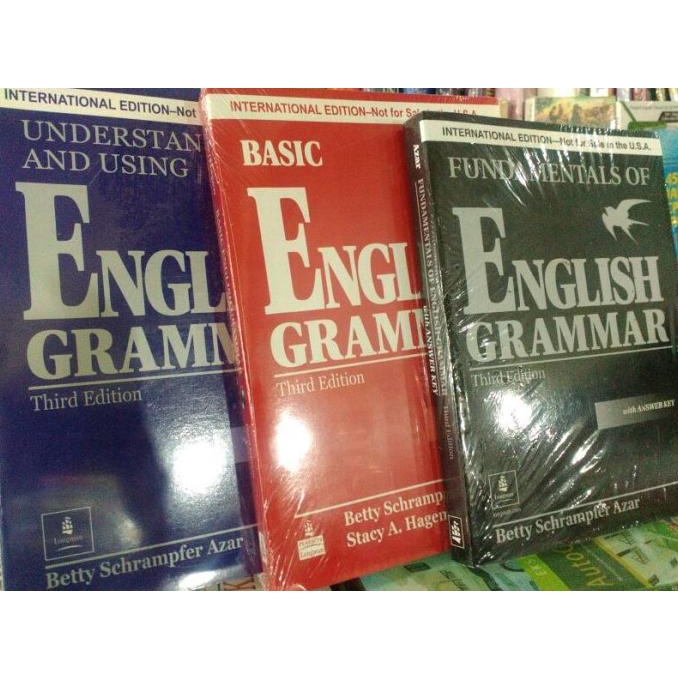 

ANDIENMALL.ID english gramar satu set merah biru hitam by bety azar
