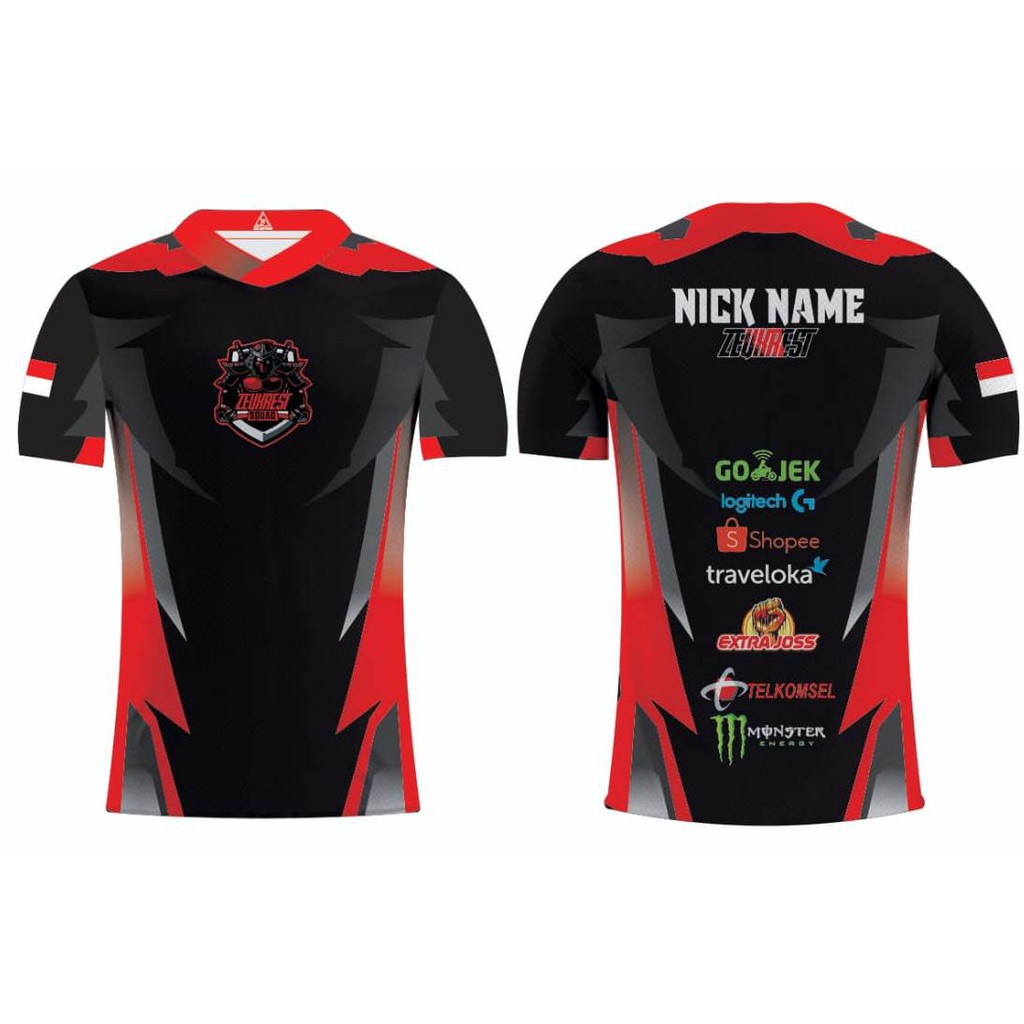 Jersey gaming custom GM 06 full printing Shopee Indonesia