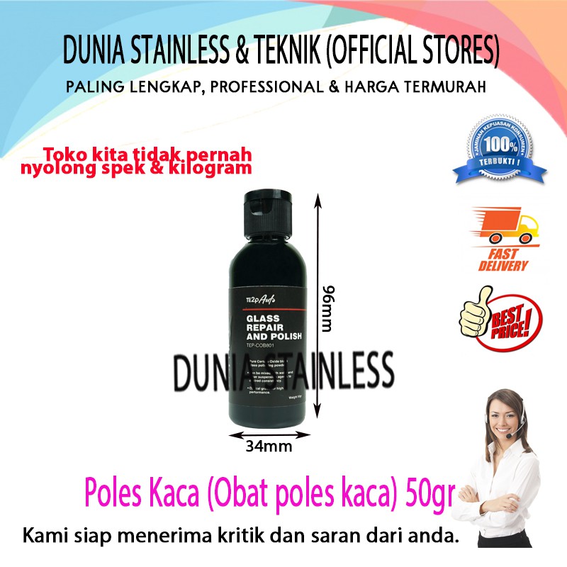 Poles Kaca (obat poles kaca) 50gr