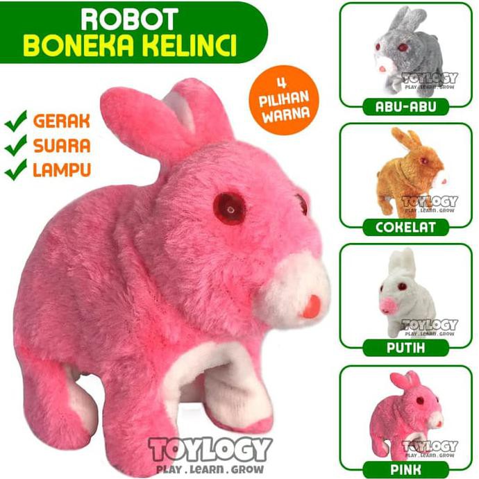 Mainan Anak Robot Boneka Kelinci ( Robot Stuffed Plush Rabbit )