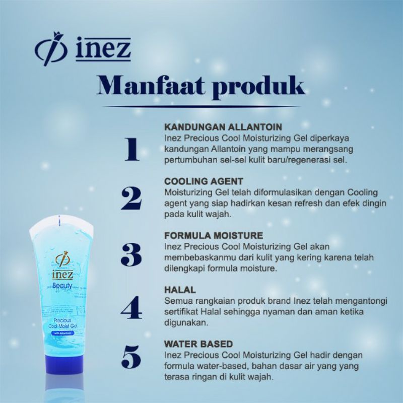 INEZ Precious Cool Moist Gel | Pelembab Wajah