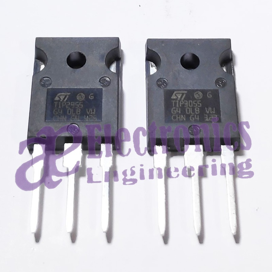 TRANSISTOR TIP3055 TIP 3055 TR TIP 2955 TIP2955 EKONOMIS TRANSISTOR MOSFET TO-247