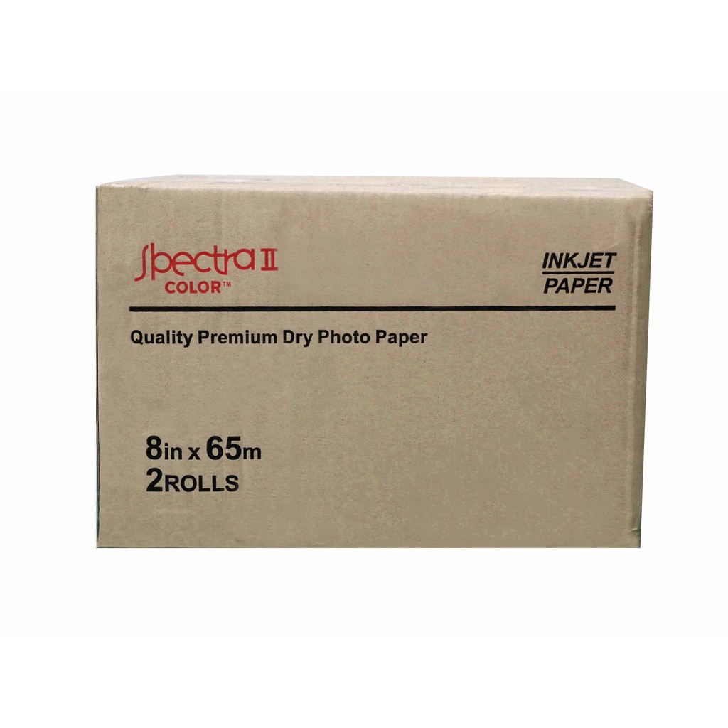 Kertas Foto Spectra II Inkjet Paper Roll 8inch x 65m 2 roll ( 1 DUS )