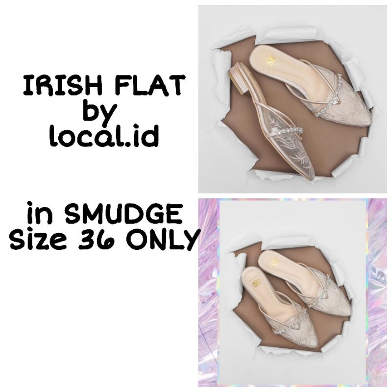 IRISH FLAT SMUDGE SIZE 36 ONLY by Local.id