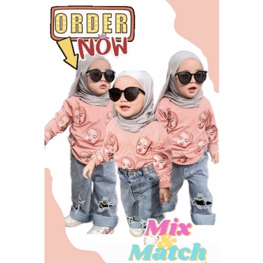 KAOS ANAK & DEWASA CUSTOM FOTO (WAJIB BACA DESKRIPSI)