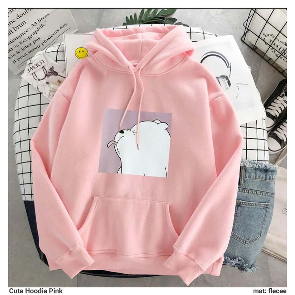 sweater hoodie wanita shopee