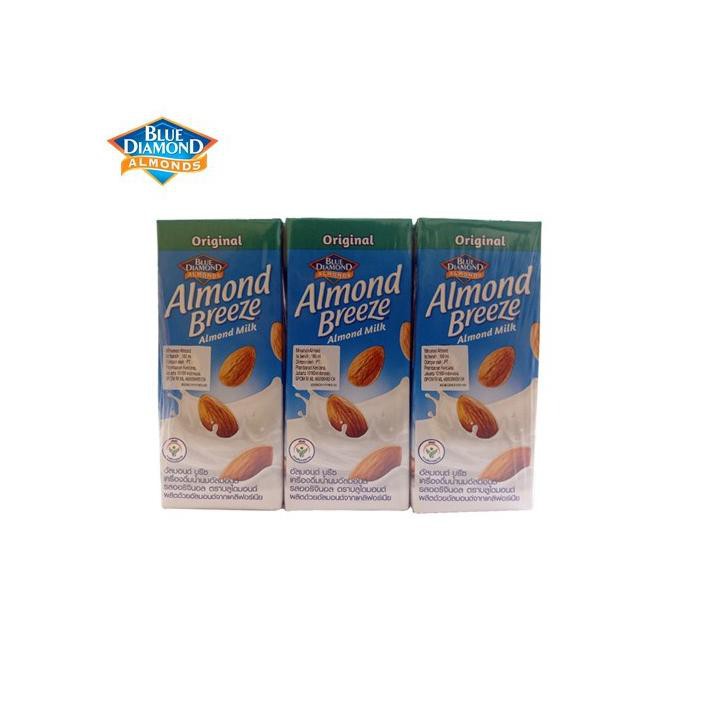 

P0ppul3r Blue Diamond Almond Milk Original 3 x 180 mlF4st Respon,,