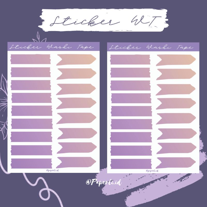 

Sticker Washi Tape