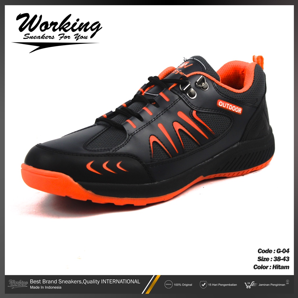 Working Sneakers For You Sepatu Hiking Pria G-04