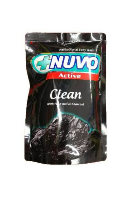 NUVO Body Wash / sabun mandi cair Antibacterial Pouch 450ml