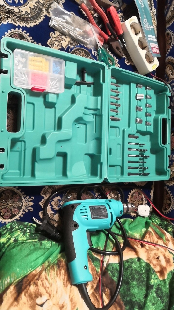 Mesin Bor Listrik 10mm Set Koper 450hd By Nrt-pro