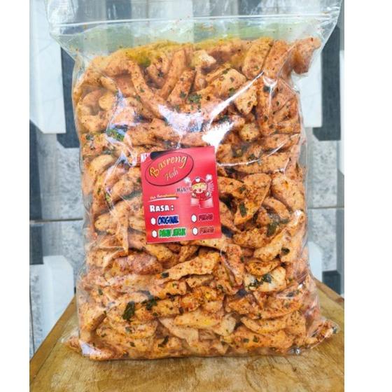 

Grosir Basreng Hah pedas daun jeruk 1kg ♣♣ (Dijual Murah)
