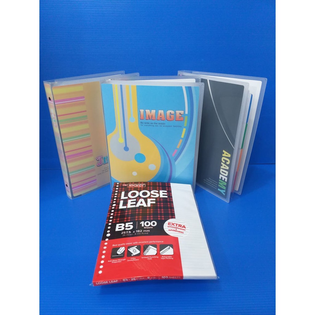 

MAP BINDER A5/B5 JOYKO/JOY-ART BIASA/CAMPUS FREE LOOSE LEAF A5/B5 100