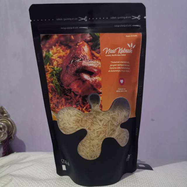 

Nasi kabsah SUPER PREMIUM, FREE DARK RAISIN, KALDU & KAPULAGA