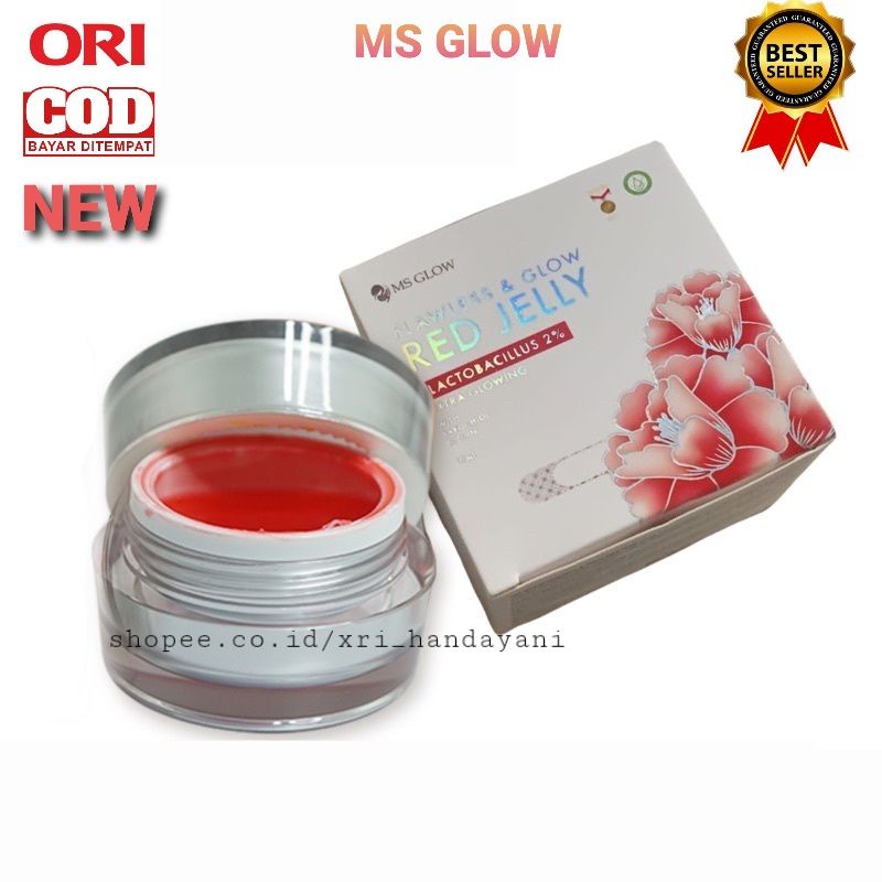 RED JELLY MS GLOW | kemasan baru