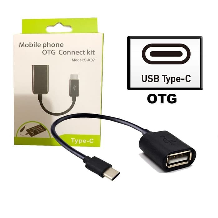 OTG Kabel Type C OTG Luna Kabel Type-C S-K07 Kabel OTG Tipe C Connect Kit