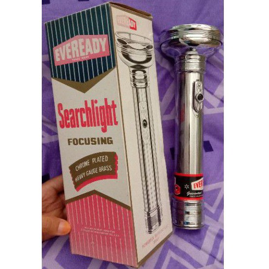 Senter Classic Panjang Eveready Kepala Besar Senter Jadul