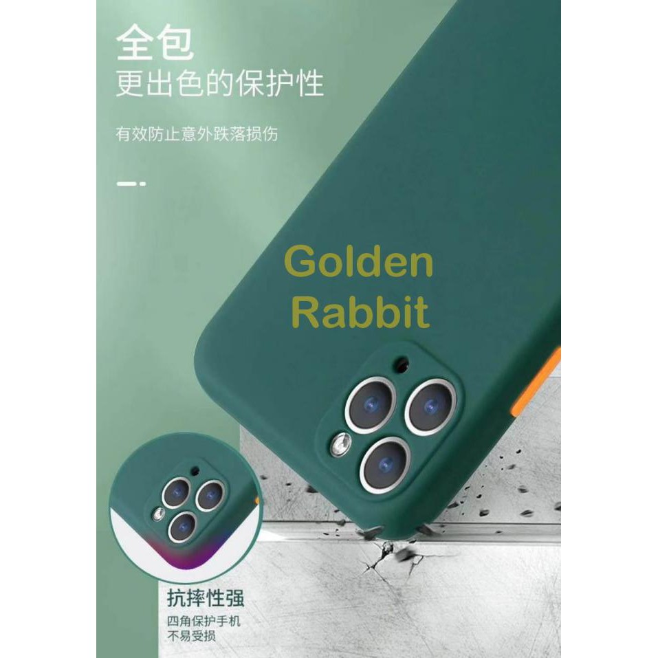 Soft Case Macaron Camera Protection + Button Colour Realme 7 Rmx2151 Grb-1360