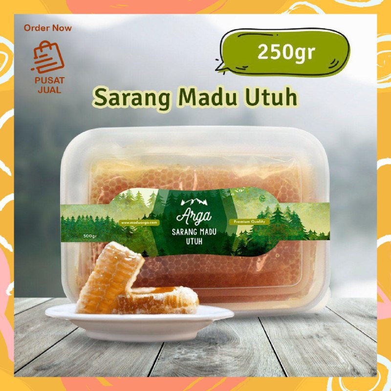 

Sarang Madu Arga - Madu Arga Sarang Murni 250gr - Sarang Utuh Asli Arga 250 gram