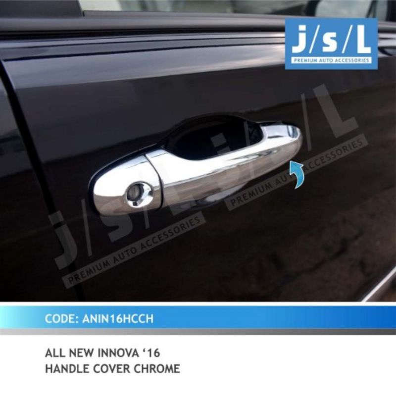 Cover handle pegangan pintu Innova Reborn krom JSL