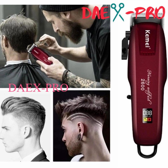 DAEX-PRO KEMEI 2600pg hair cliper alat mesin cukur rambut kemei 2600 /pg 2600
