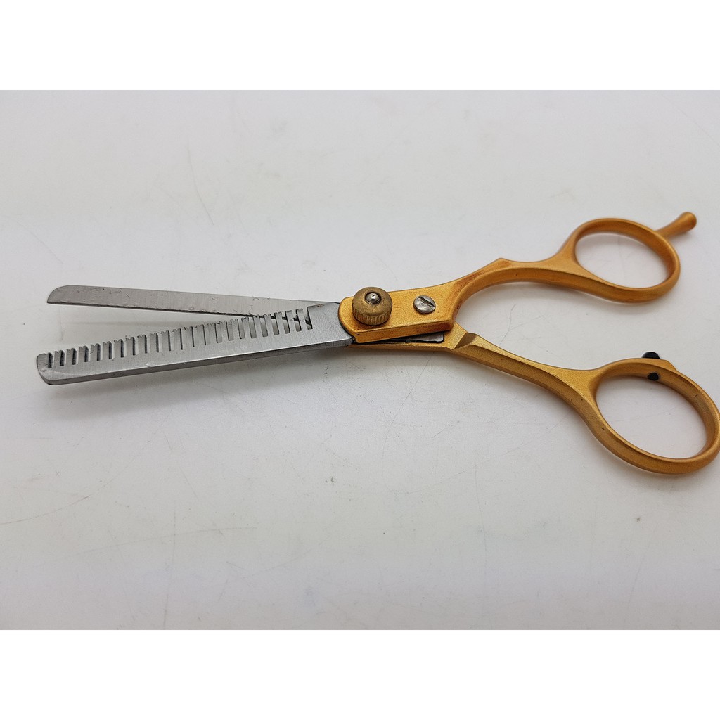 Gunting Sasak Stylish Stainless Steel GOLD / Gunting salon