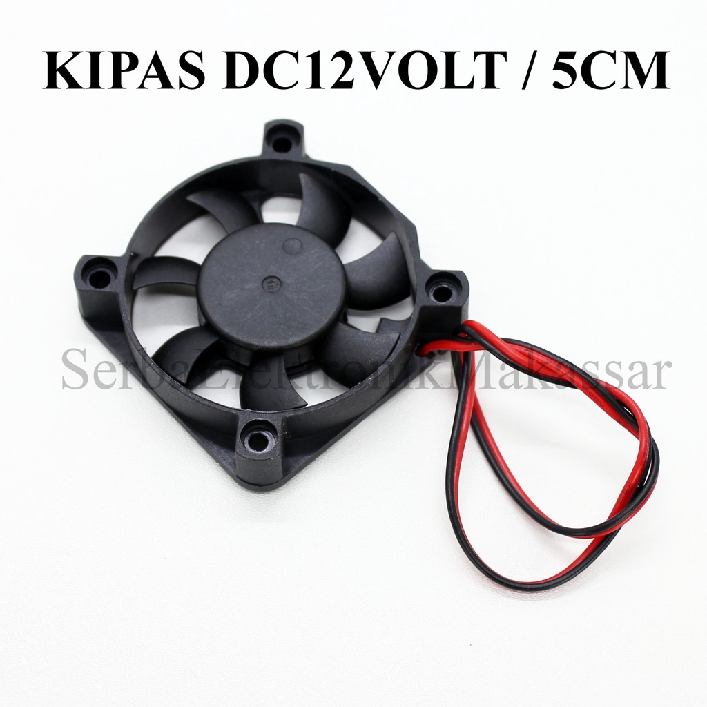 Kipas Panel Fan DC 12Volt 4cm 5cm Tipis Kipas 12V