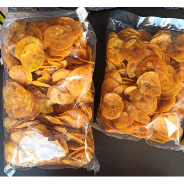 

keripik pisang kepok pedas manis