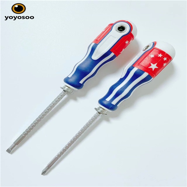 Obeng 3-way Gg. Karet Usa Cr-v &quot;Rival&quot;-screwdriver BOLAK BALIK OBENG/580-yoyosoo