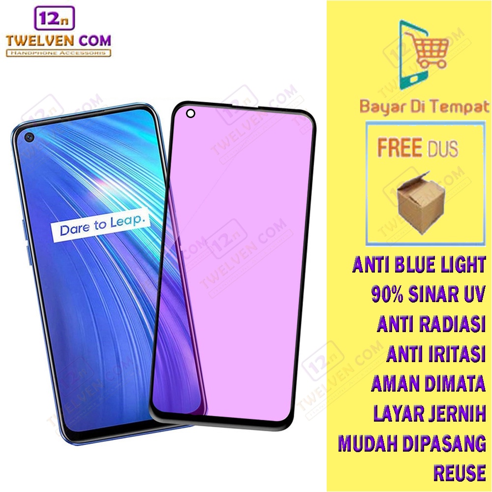 [FLASH SALE] ANTI BLUE LIGHT TEMPERED GLASS Realme 8 Pro