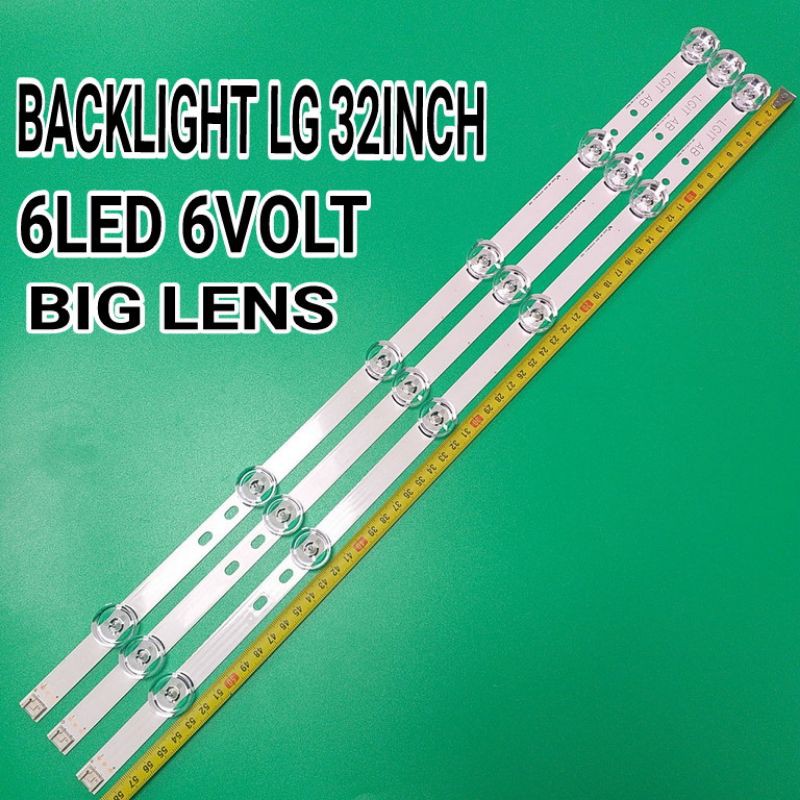 3 strip backlight tv LED LG 32 inch 6led 6volt