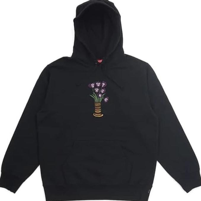 supreme flowers hoodie