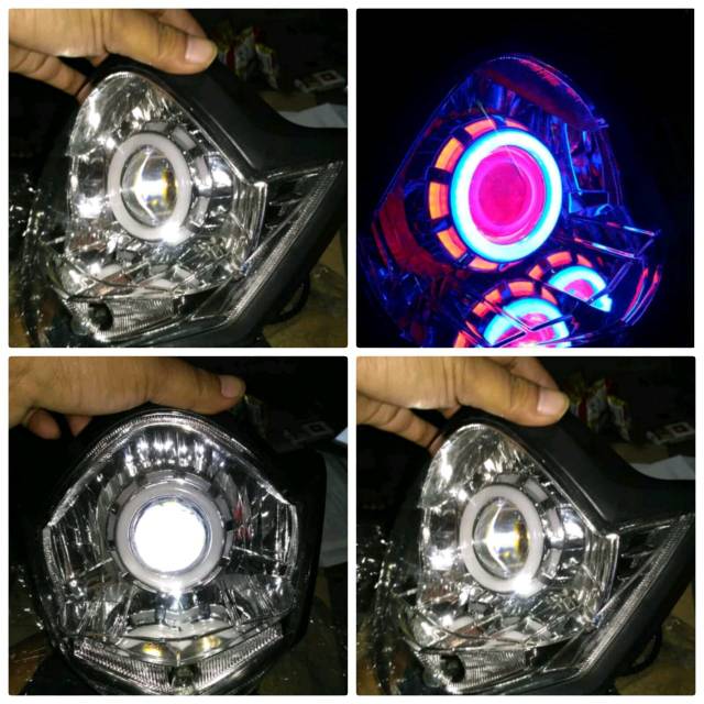Proji vixion lampu depan vixion proji