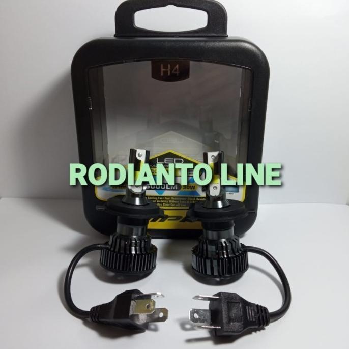 LAMPU LED MOBIL H4 12V 6000LUMEN WHITE - XENIA, DATSUN, FORD, MAZDA 2 rod14 Juara